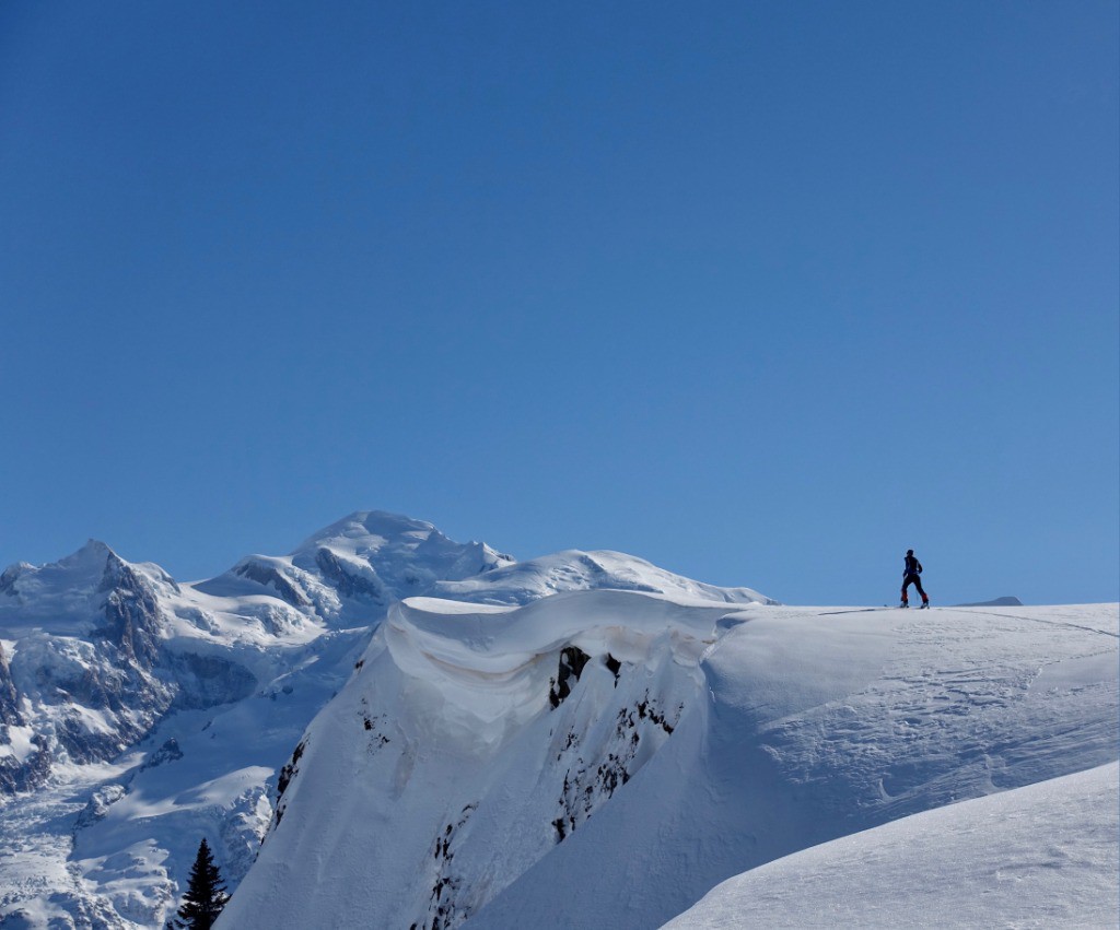 quelques pas et je marche sur le Mont-Blanc