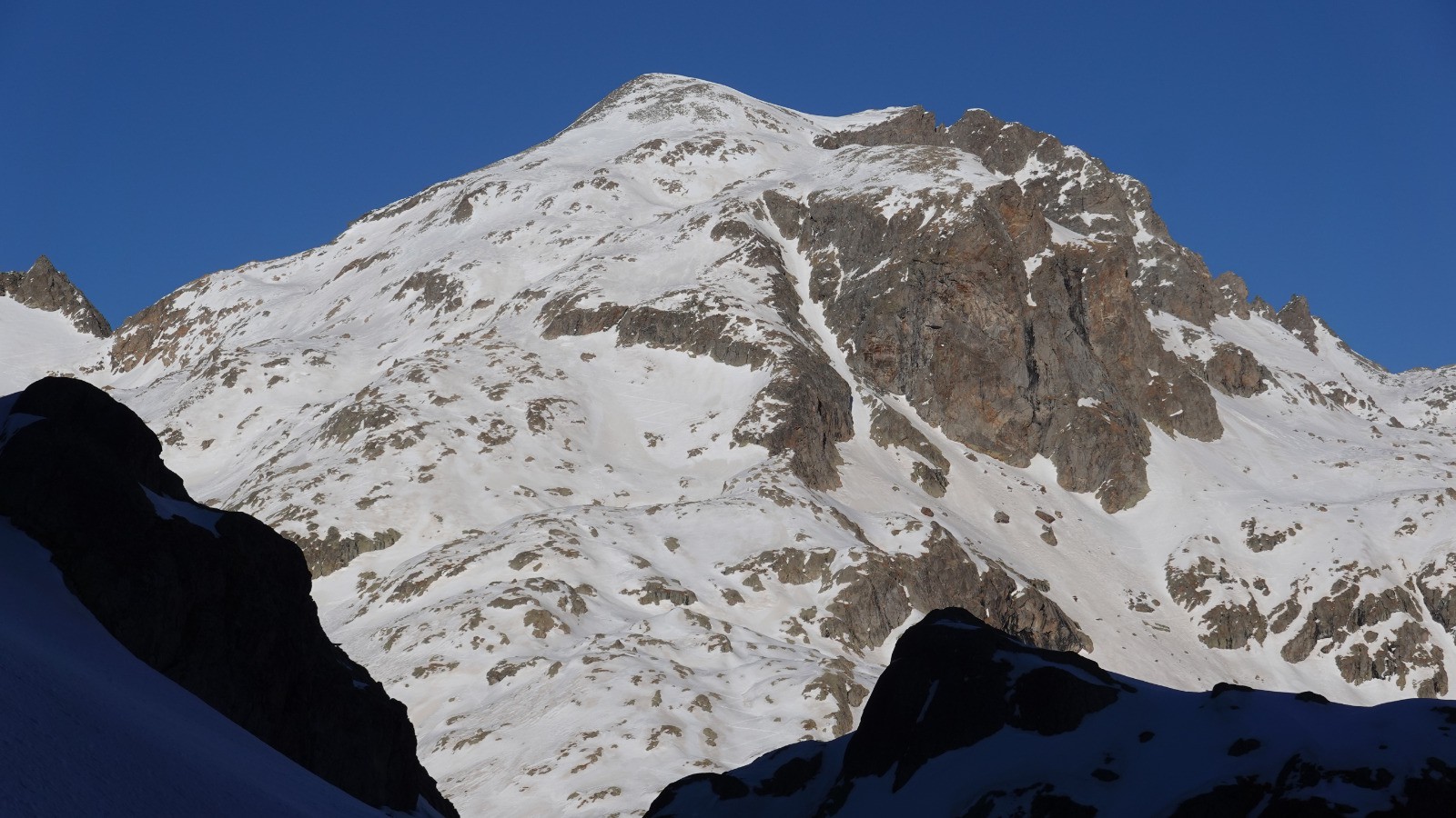 Le Mont Clapier pris au téléobjectif