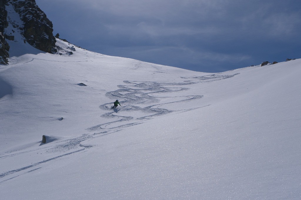 J10 : bon ski derrière le Pas de Morgon