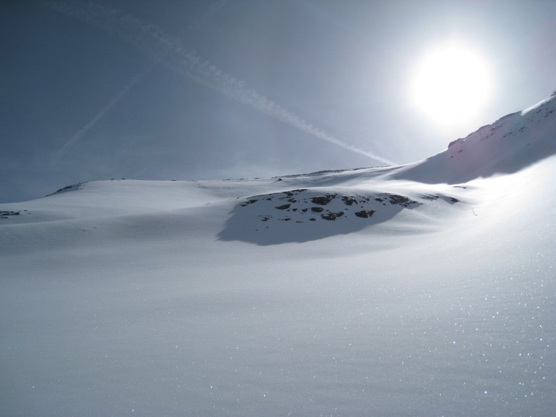 Glacier du Lamet : sortie sur le plateau supérieur: soleil et poudre!!