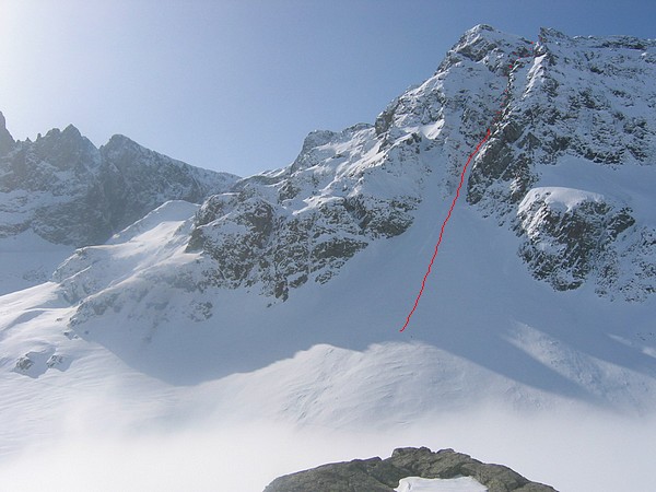 Couloir Nord du Pic Couttet : La ligne de l'année sur skitour la voila