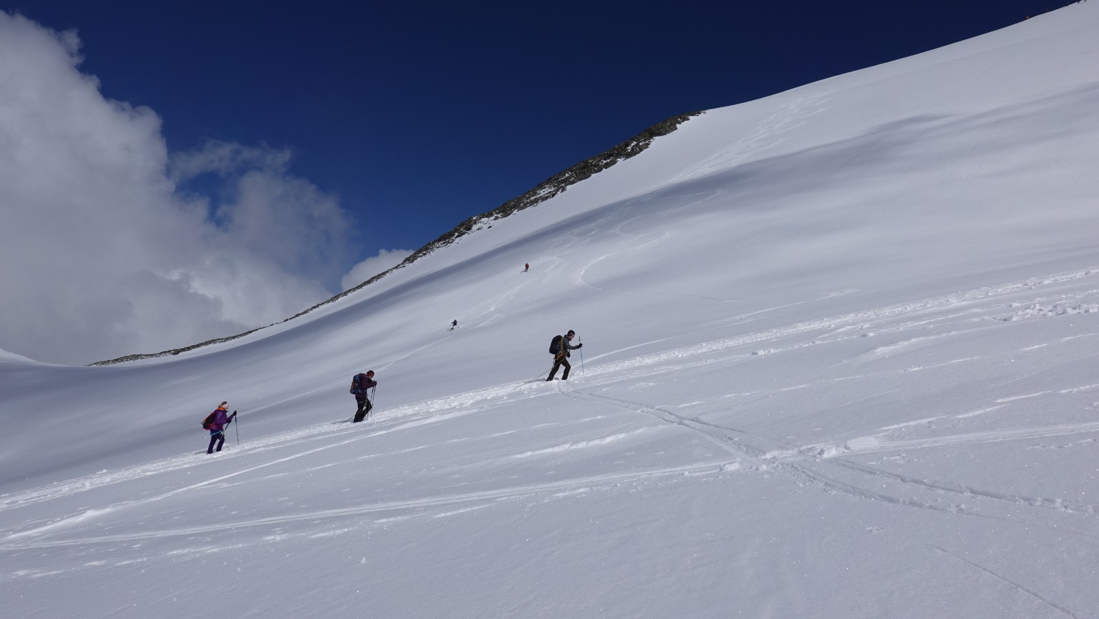 Du très bon ski jusqu'au plateau du Breithorn