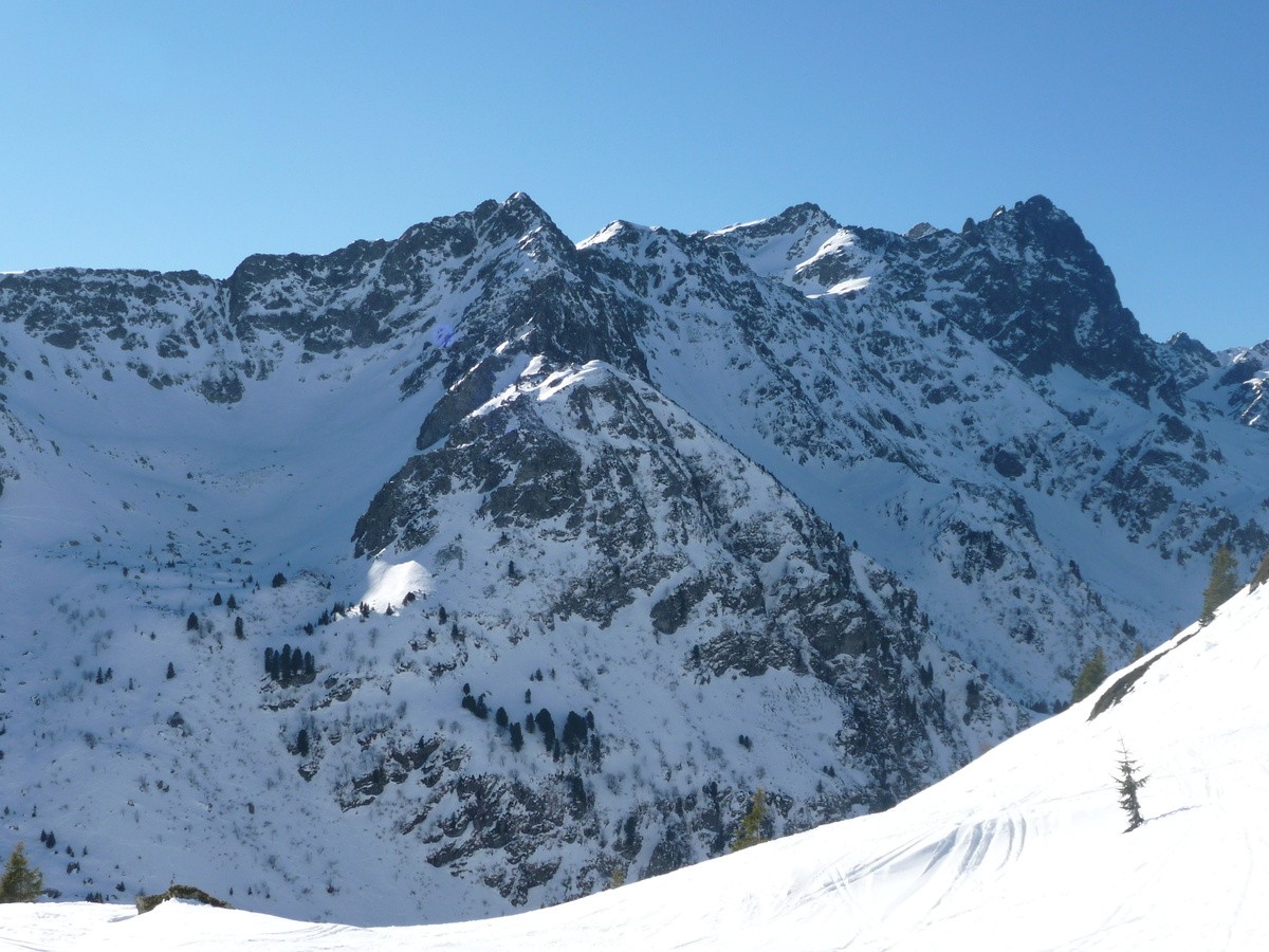 Coup d'oeil vers le NW du Sciallet skié y a 8 jours