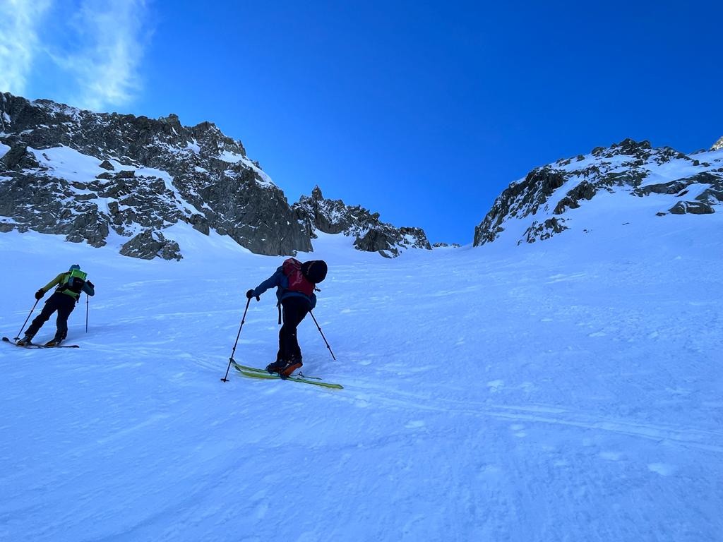 Traçage du col à ski