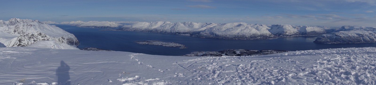 Panorama sur les Alpes de Kafjord 
