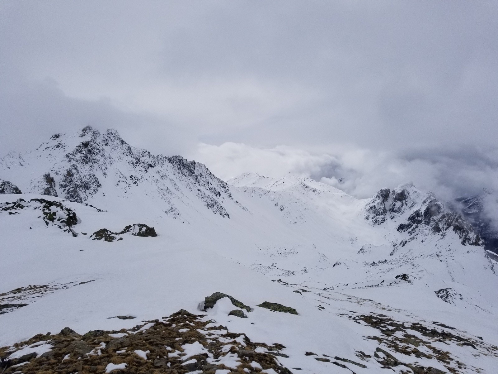 Crête de la Ponsonnière - côté Hautes Alpes 