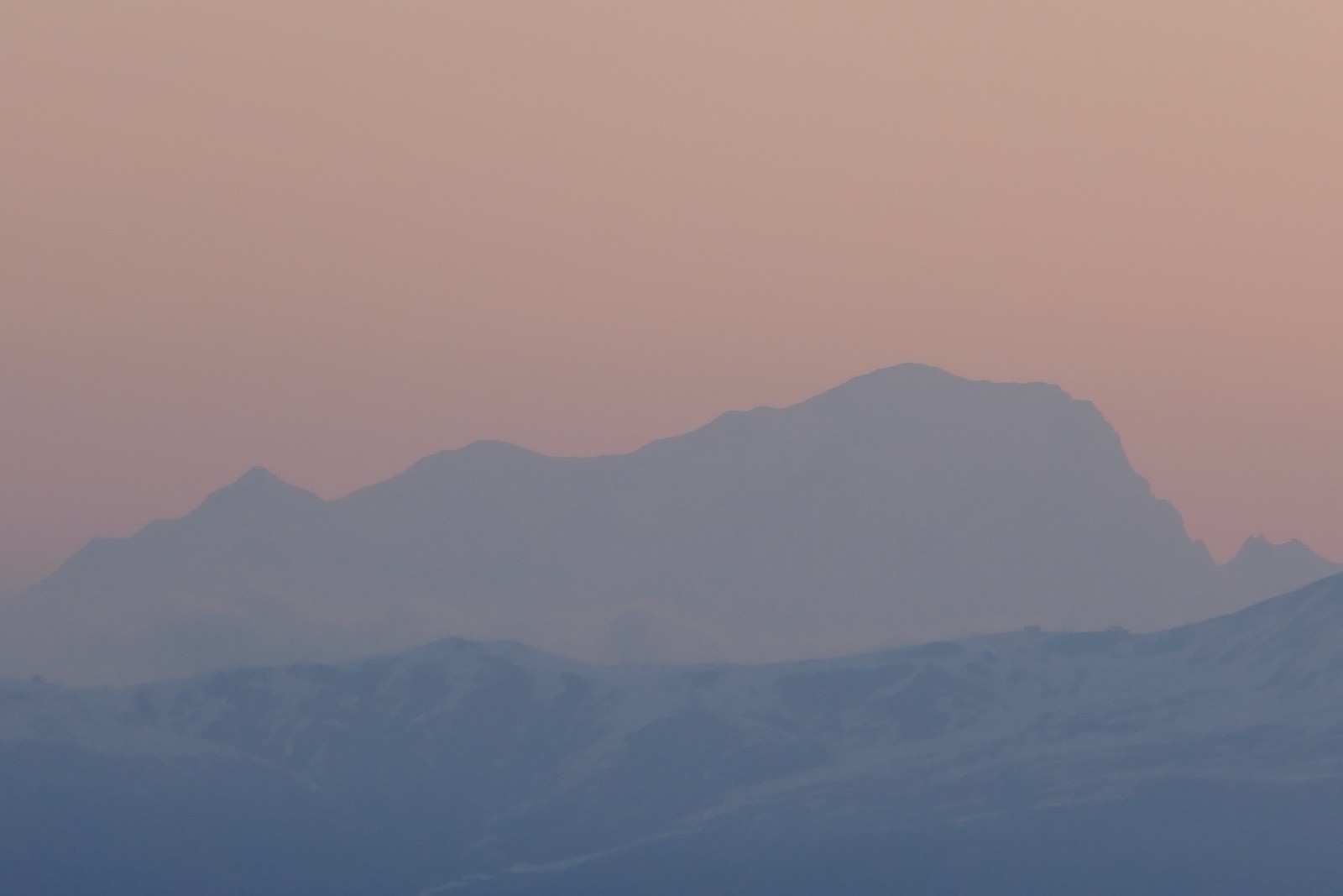 Mont Blanc mais... rose!
