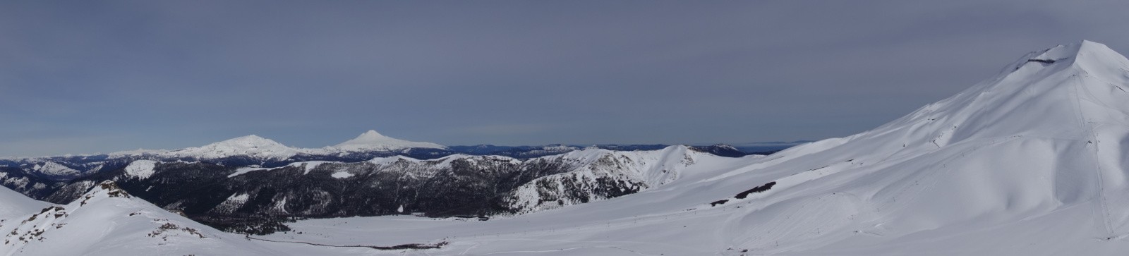 Panorama depuis le sommet du Cerro Cautin