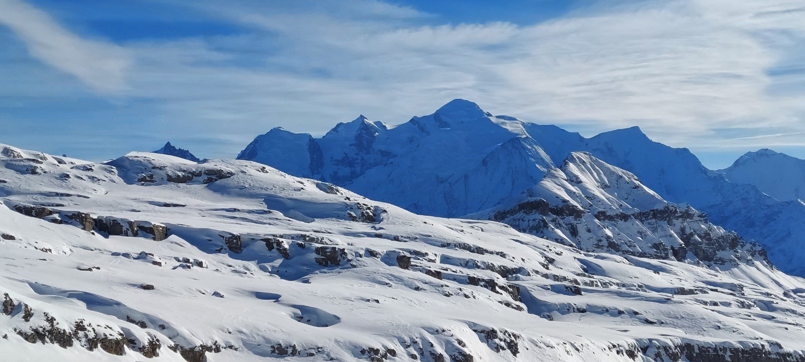 Vue imprenable sur le Mont Blanc 