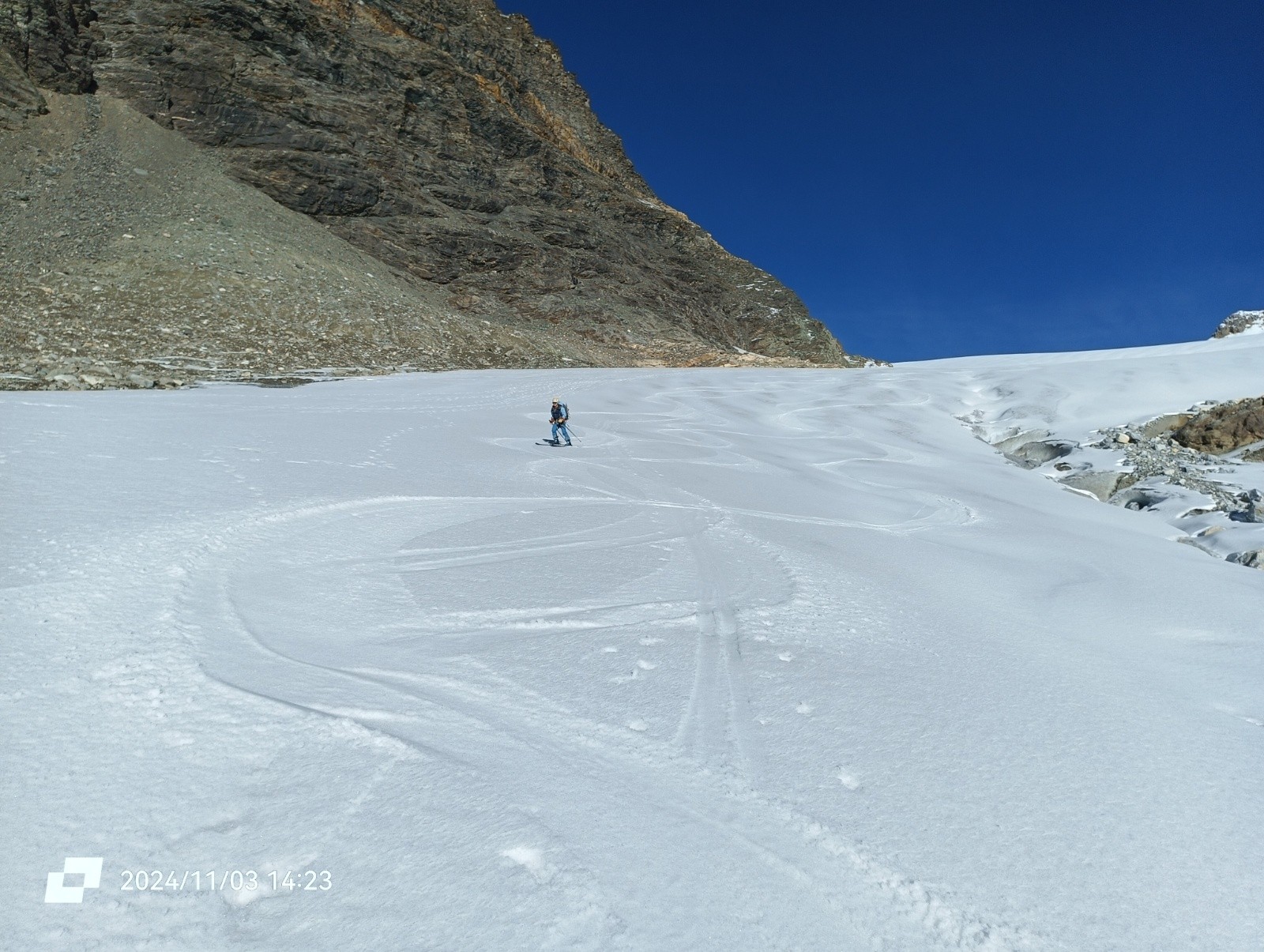 Pour profiter de la moquette du glacier  