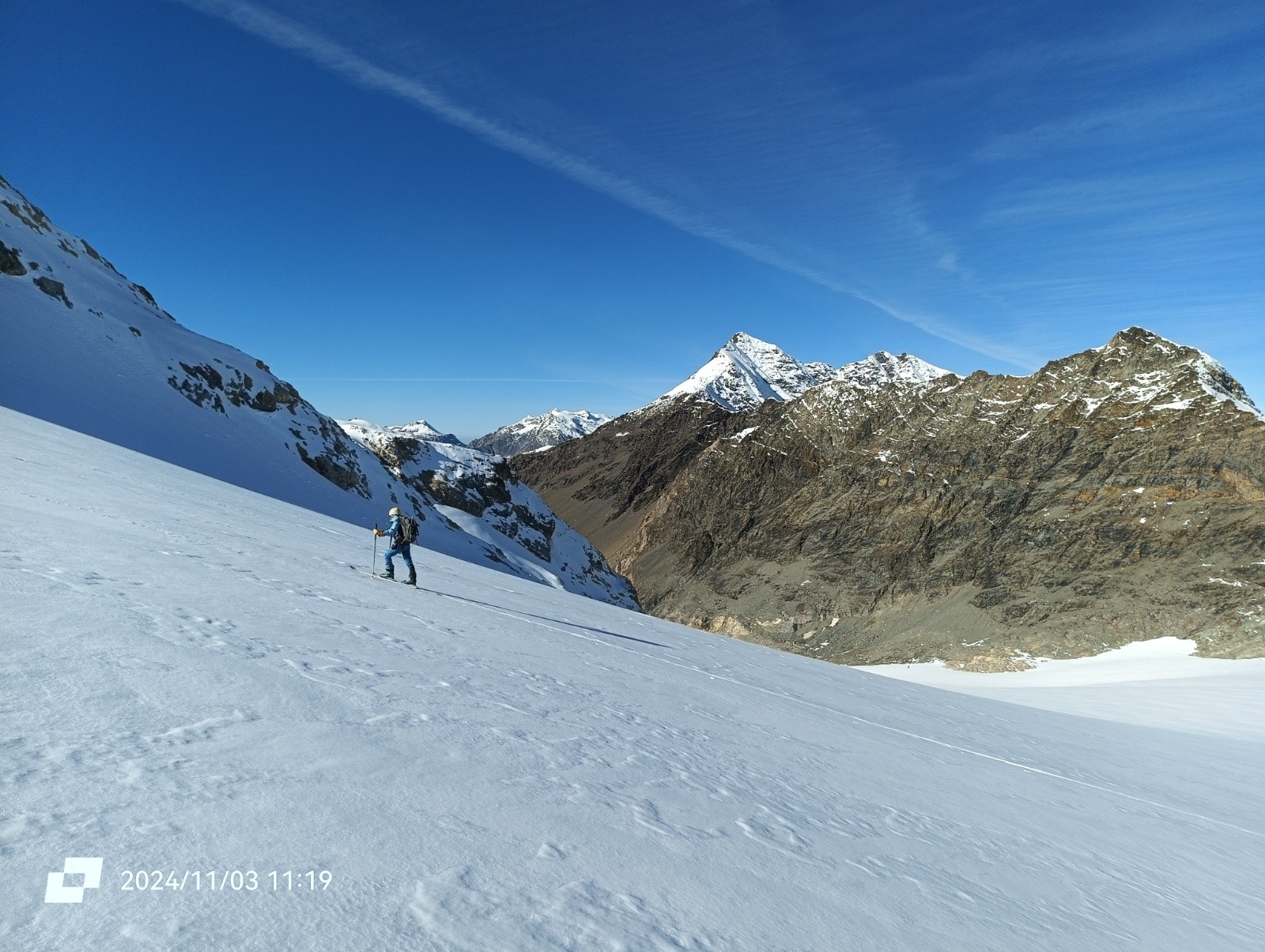 Sur le glacier 