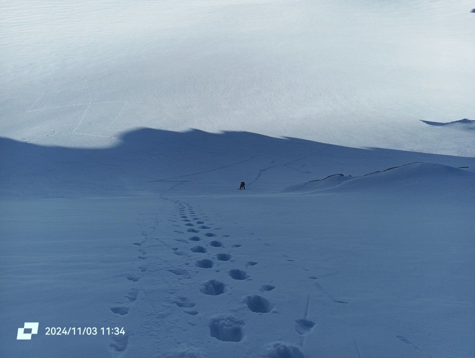 Petite montée à pieds pour rejoindre la pointe de la Golette 