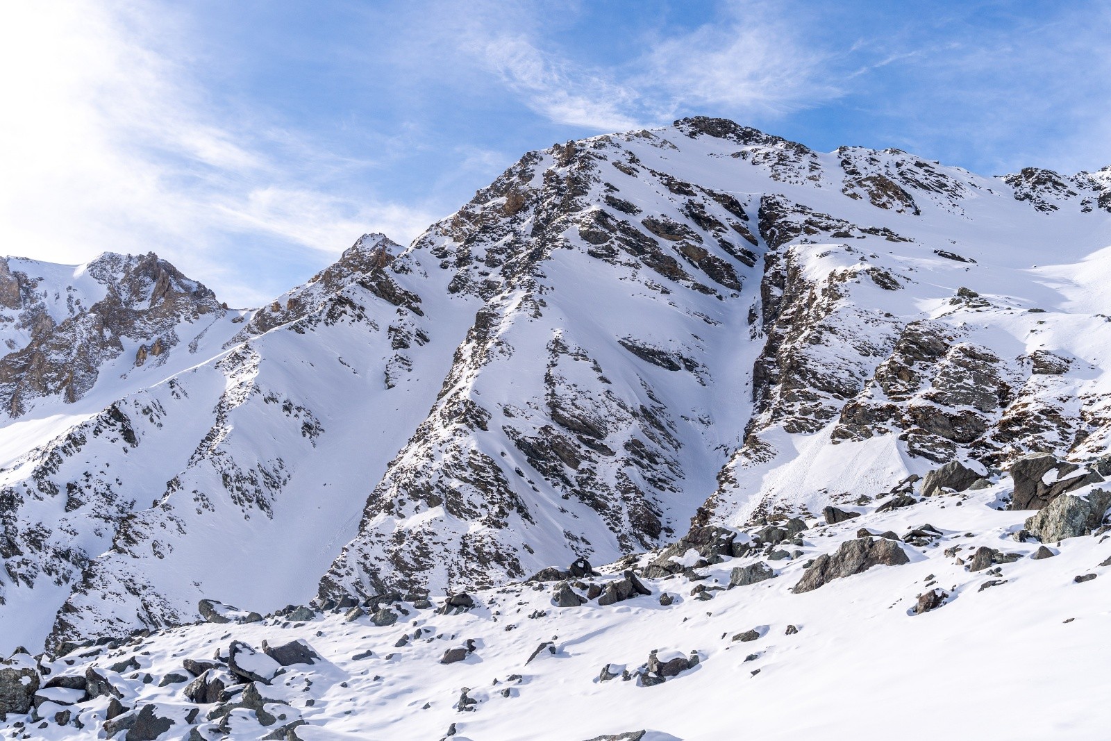  Couloir skié sur la pointe 2828