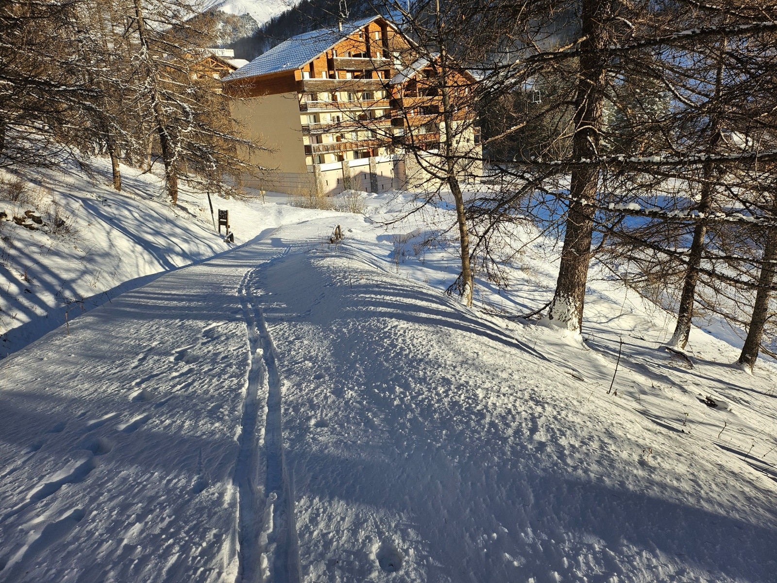  Bonne neige au départ