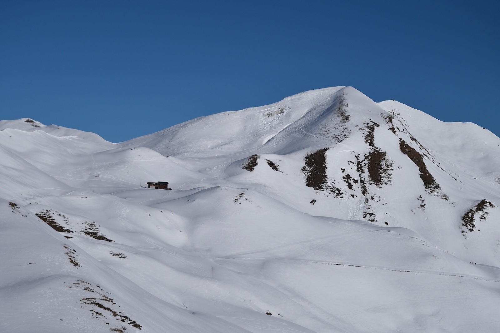 Le Mont Jovet et son refuge. 