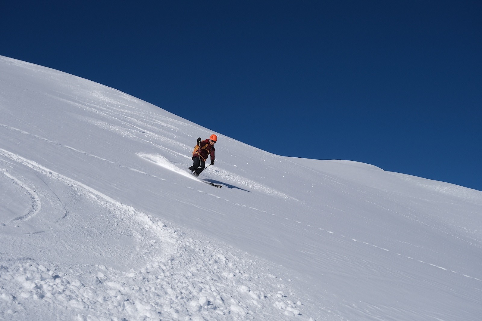 Revers nord de la croupe. 