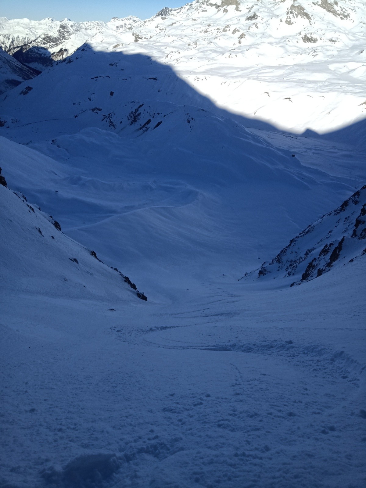 Couloir de Rosolin, cône 