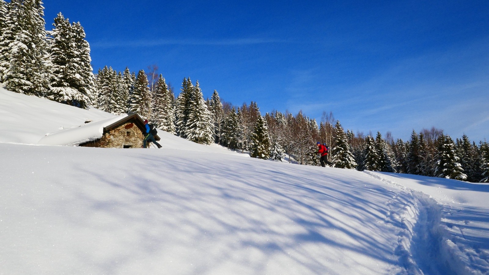 Passage par le refuge de la Jasse!