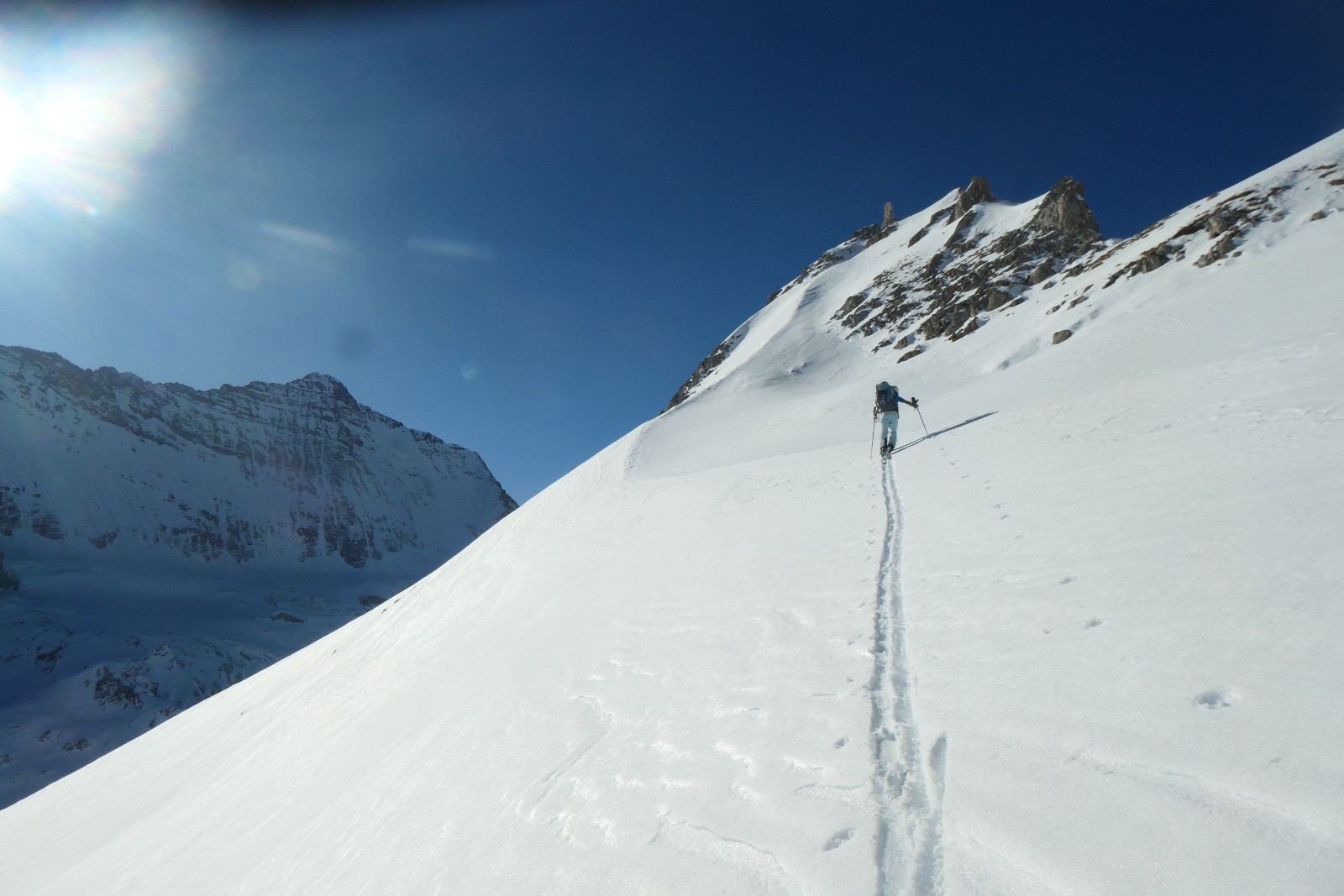 On arrive au point 2890m 