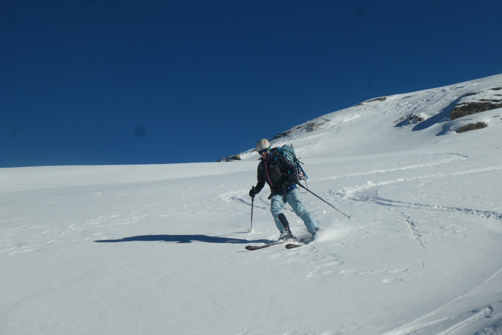 C'est parti pour la première descente 