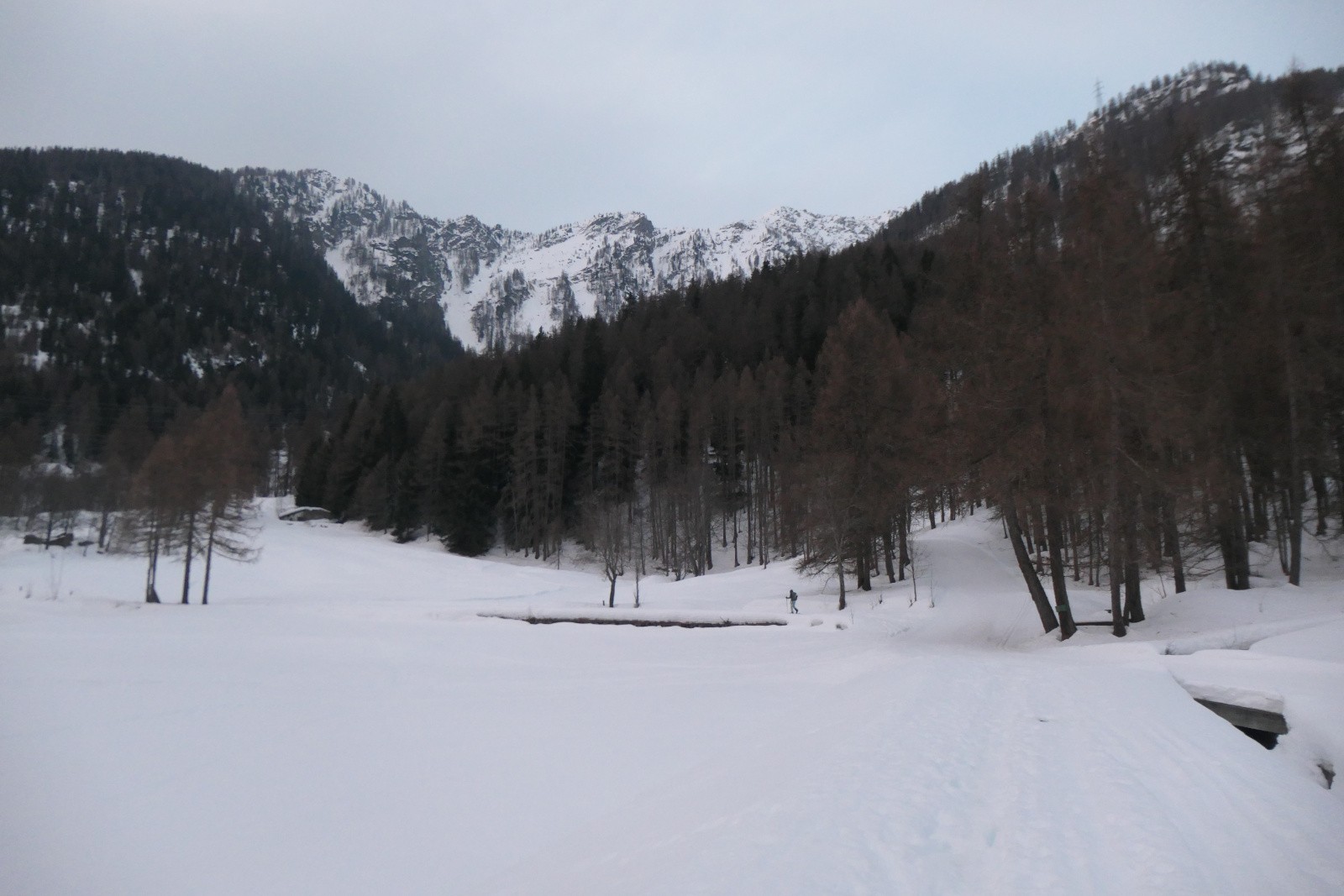 Enneigement au départ 