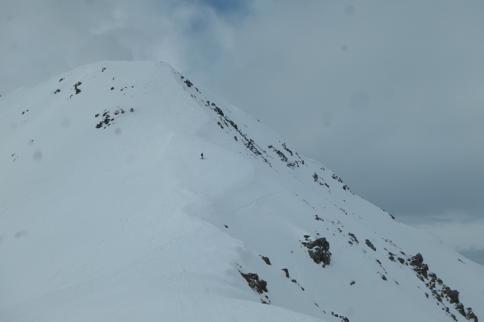 Début de la première descente  