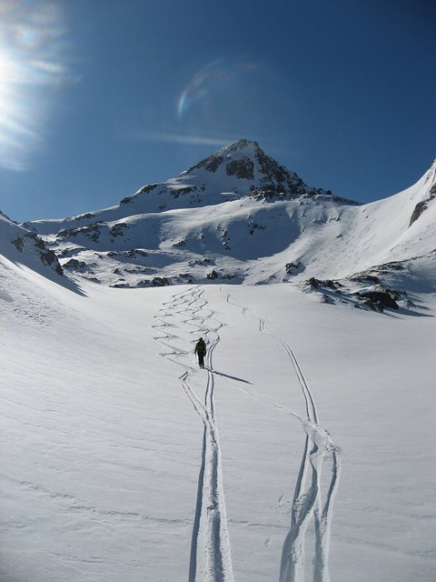Rocher Blanc : Trop dur le ski en poudreuse :)