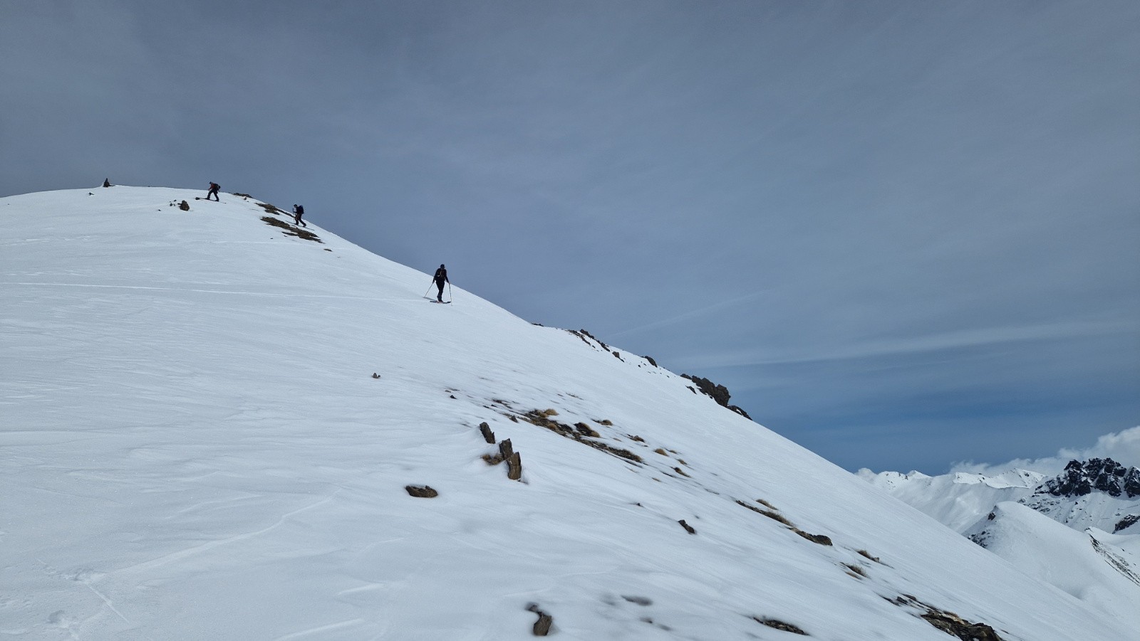 Arrivée à la Tête du Rissace