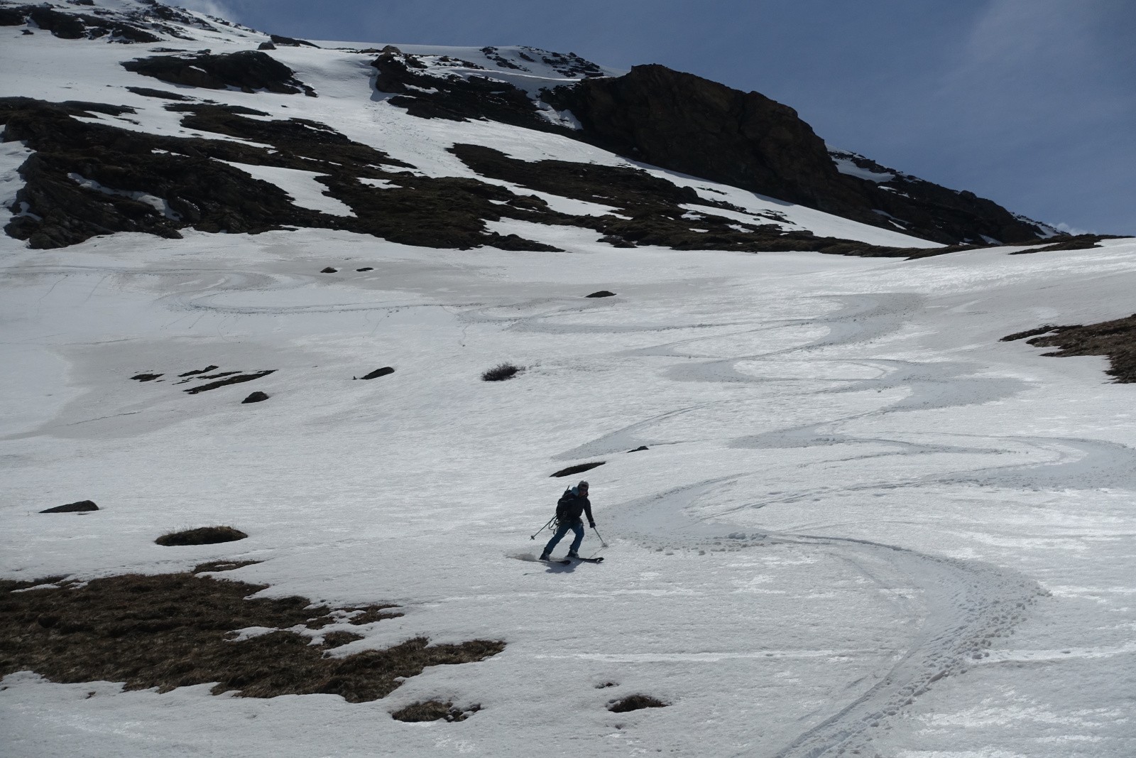 Puis on arrive sur les névés