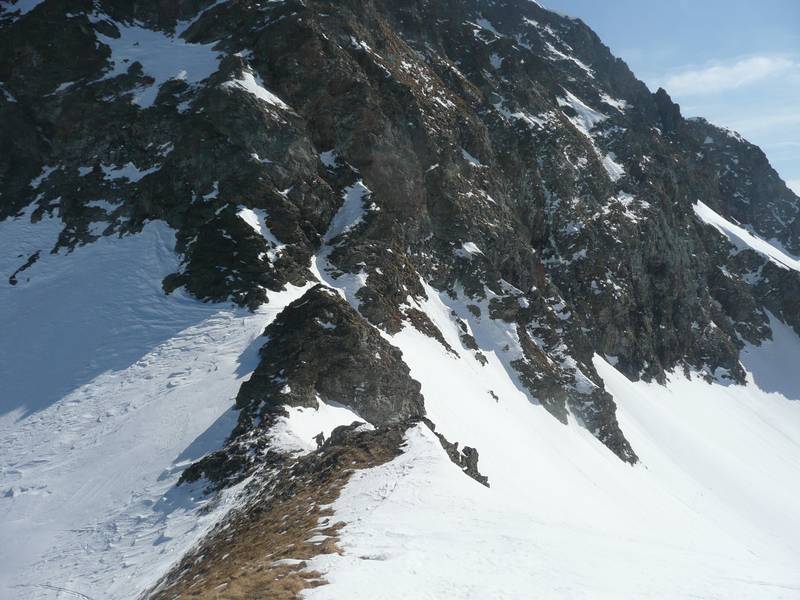 Col du Loup : Vu du sommet à droite du col.