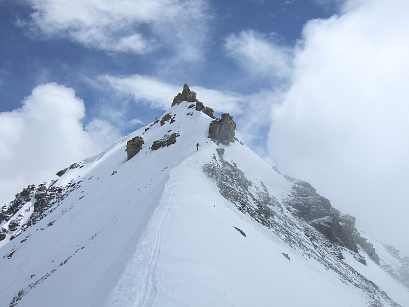 Pointe du Lamet : accès au sommet