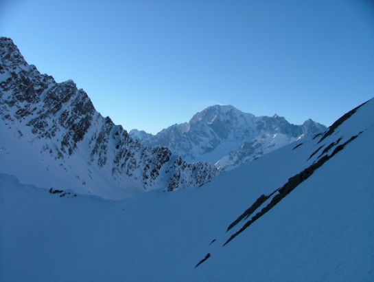 col de Bonalex : petit aperçu sur le Mont Blanc