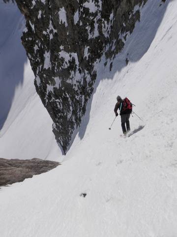 Col de Coste Rouge : Belle pente