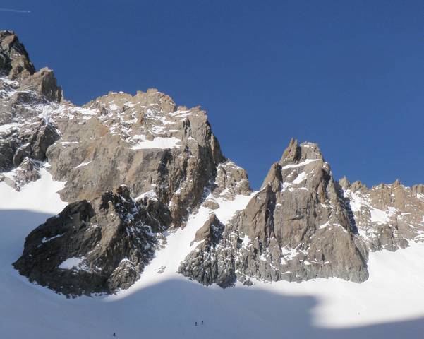 Col de Coste Rouge : Enfin au pied