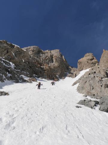 Col de Coste Rouge : Francis à la trace