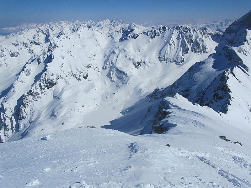 De la Grande Lance : Vue sur Belledonne nord