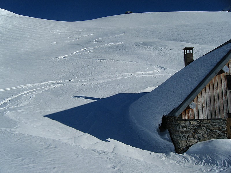 Plattières : descente sur le refuge des Plattières