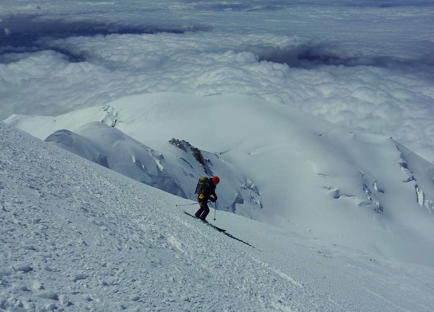 Mt Blanc : Manu aux premiers virages