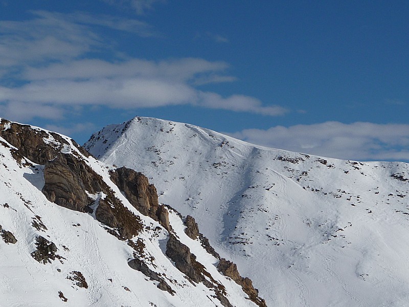 Mont Rosset : depuis la descente du col de Charbonniere