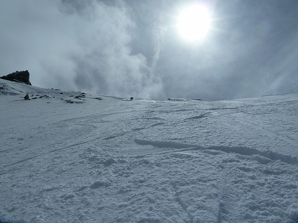 Mont Turia face N : neige excellente