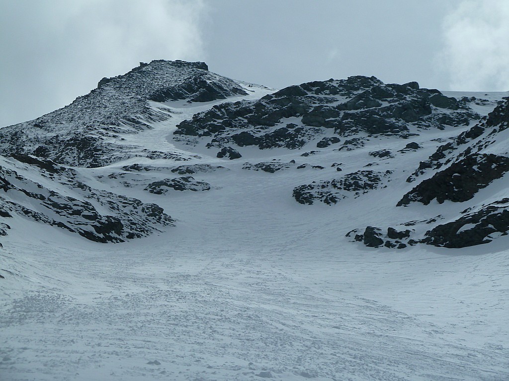 Mont Turia face N : la descente dans son ensemble