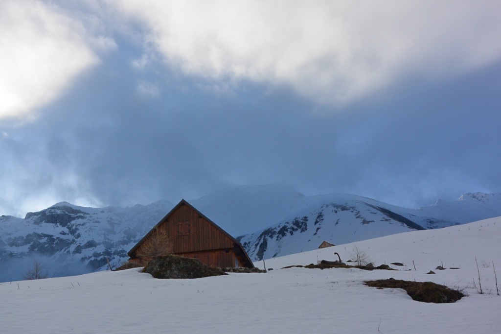 De nombreux chalets d'alpage dans le vallon