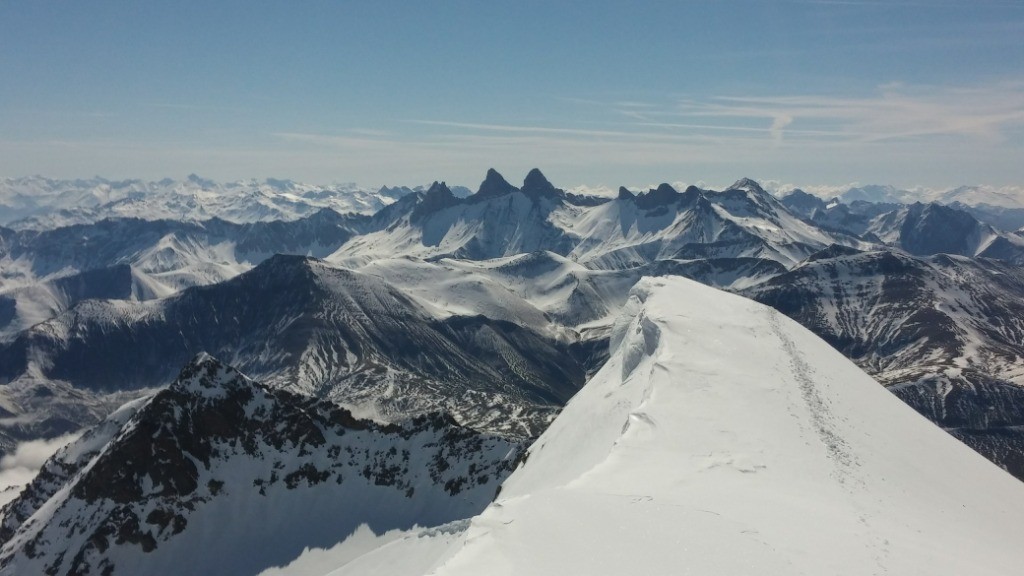 Aiguilles d'arves depuis le sommet
