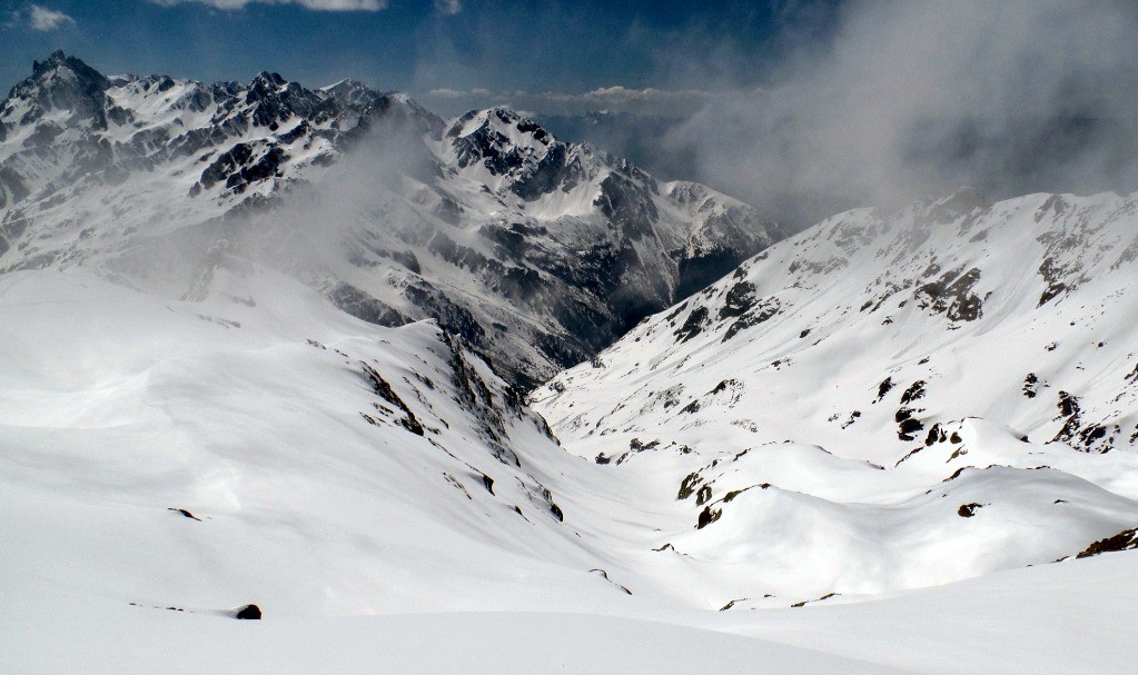 la belle combe sud-ouest de la dent du Pra