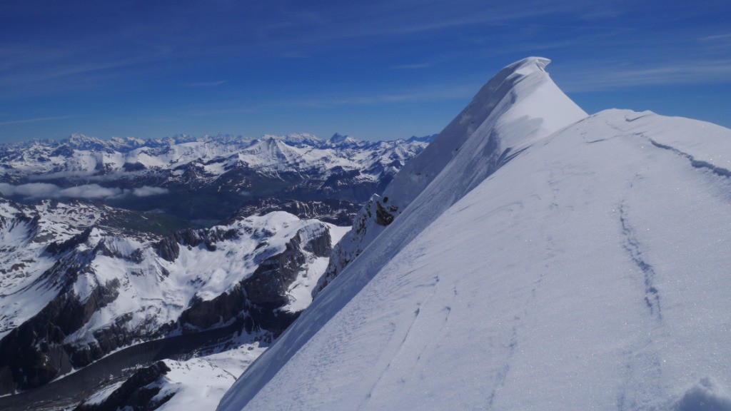 Au sommet, vers les 4000 du Valais