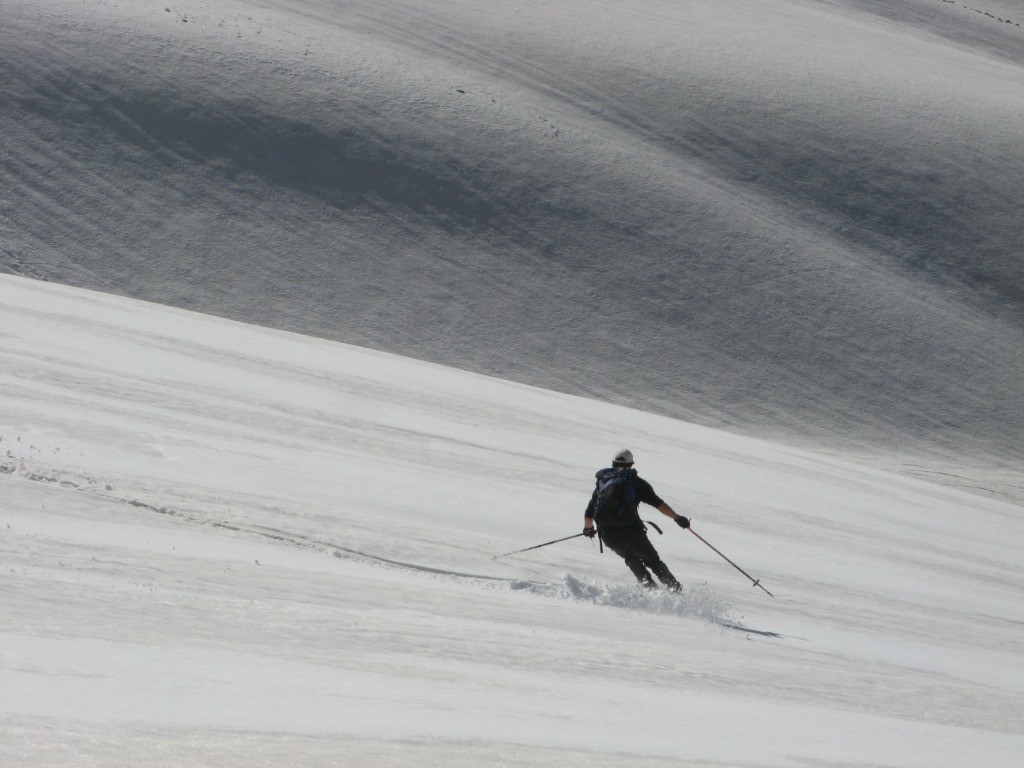 J1 : du très bon ski à 17h par 25°C...
