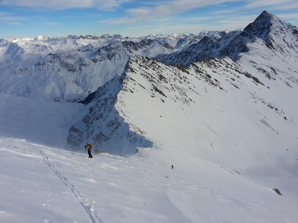 Fin de la montée en plein vent.