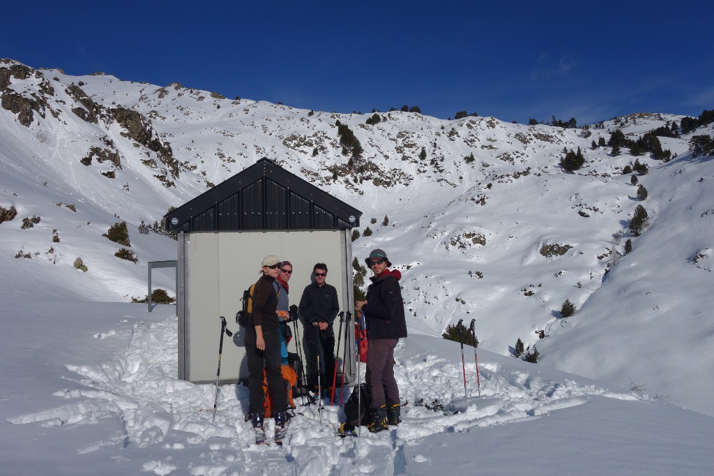A la cabane, fin du ski nordique
