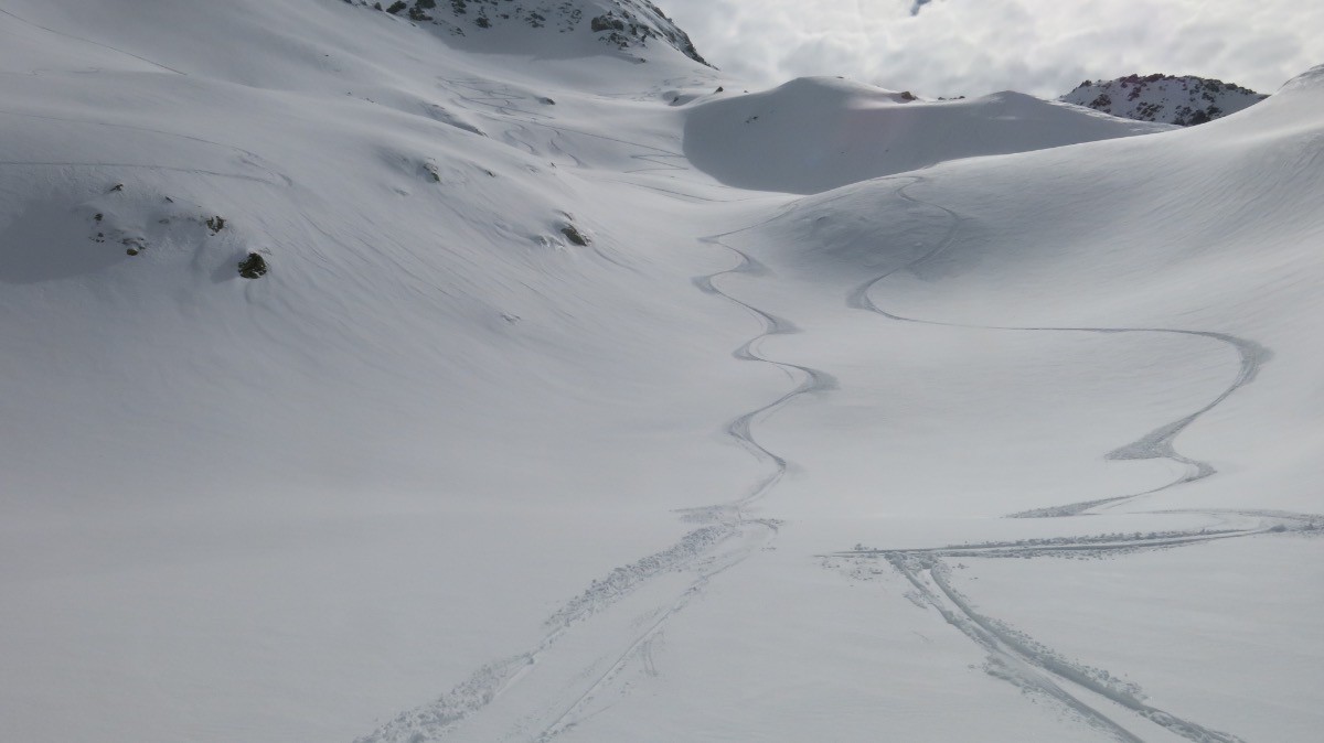 Ski plaisir versant W combe Bronsin
