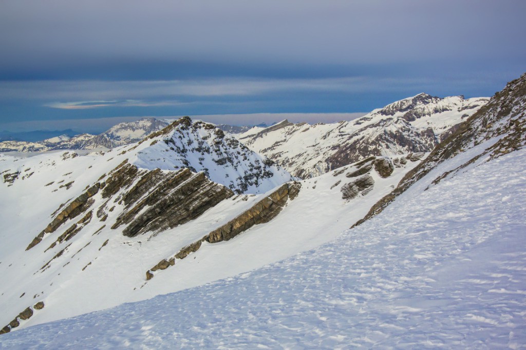 Col des pisses skié en novembre, Pic du Tourrond et Vieux Chaillol en décembre